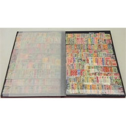  British Empire and early Commonwealth accumilation in stock book, all reigns, approximately 3500 stamps  