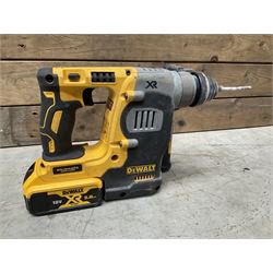 DeWalt DCH273 18V brushless hammer drill, with battery and charger