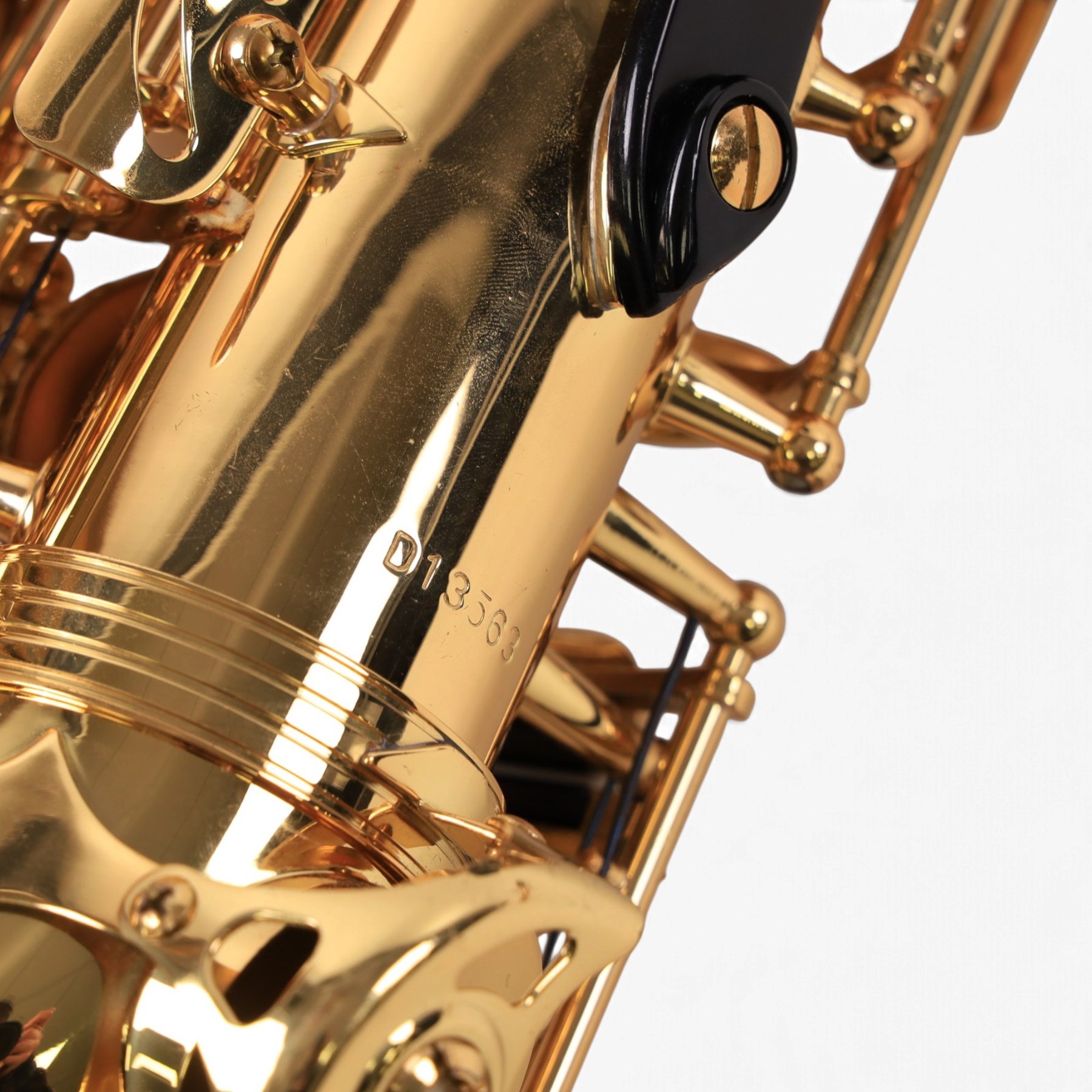 Trevor James Classic II 'The Horn' saxophone, in fitted carry case with folding metal stand, serial no. D13563