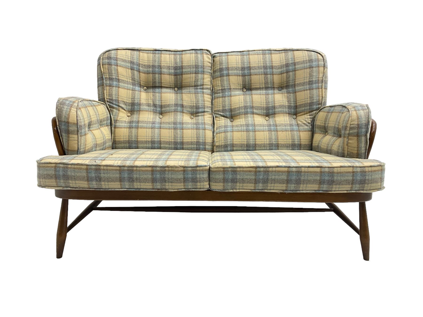 Ercol 'Jubilee' two seat sofa The Furnishings Sale Furniture