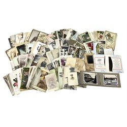 Quantity of assorted postcards, mostly topographical, and a small number of military interest examples 
