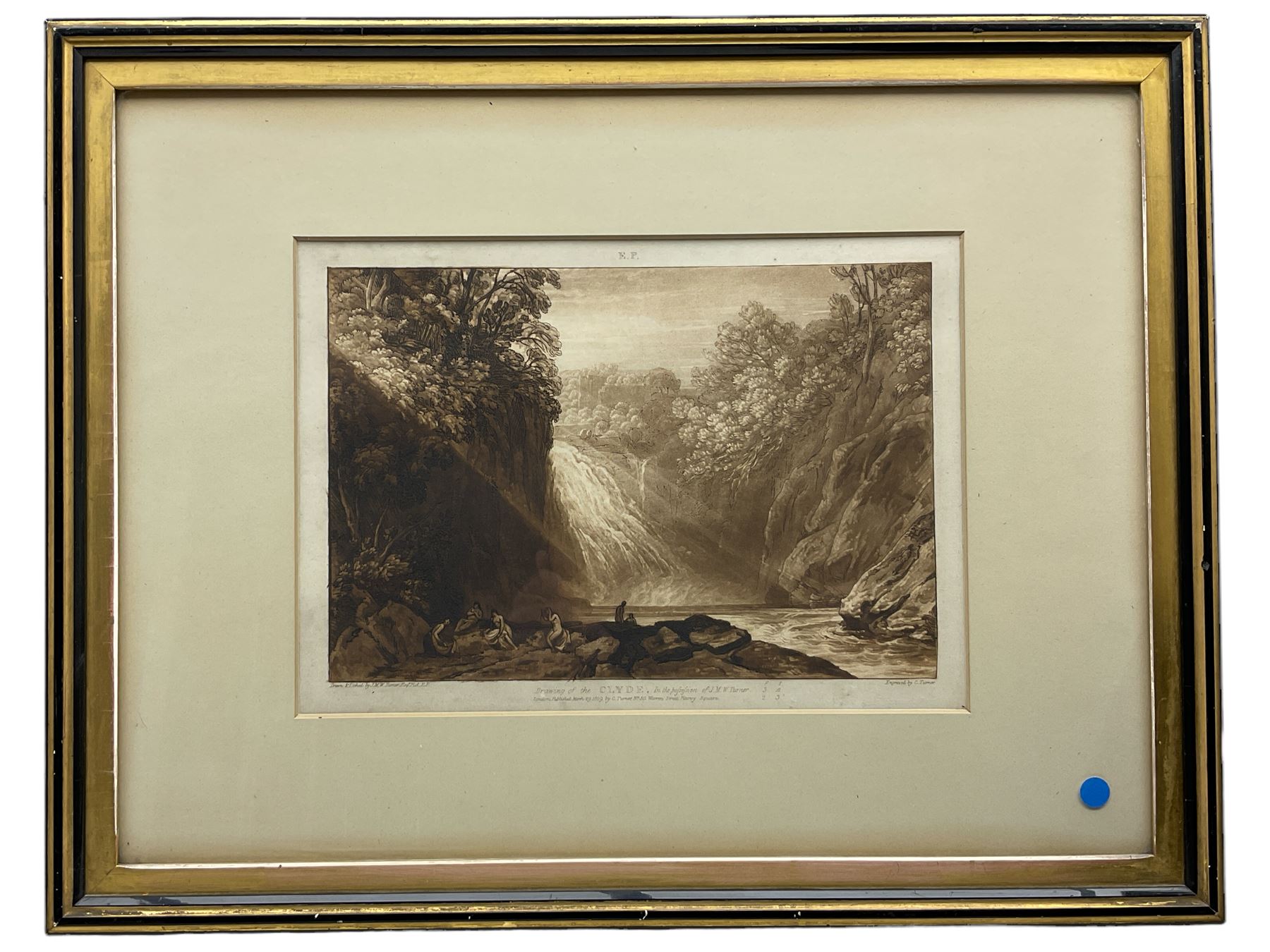 Charles Turner (British 1774-1857) after Joseph Mallord William Turner (1775-1851): 'Clyde', etching aquatint and mezzotint pub. 1808, 18cm x 27cm