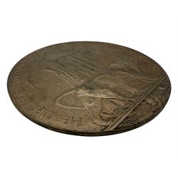 WWI death plaque for James Hartley Robertshaw, in original envelope 