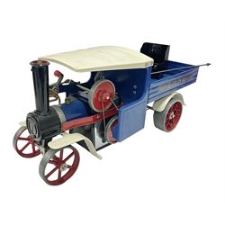 Mamod SW1 ‘Steam Wagon’ live steam, in blue and red
