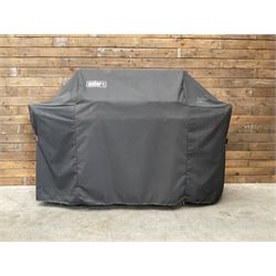 BBQ - Weber Summit stainless gas barbeque,, with cover