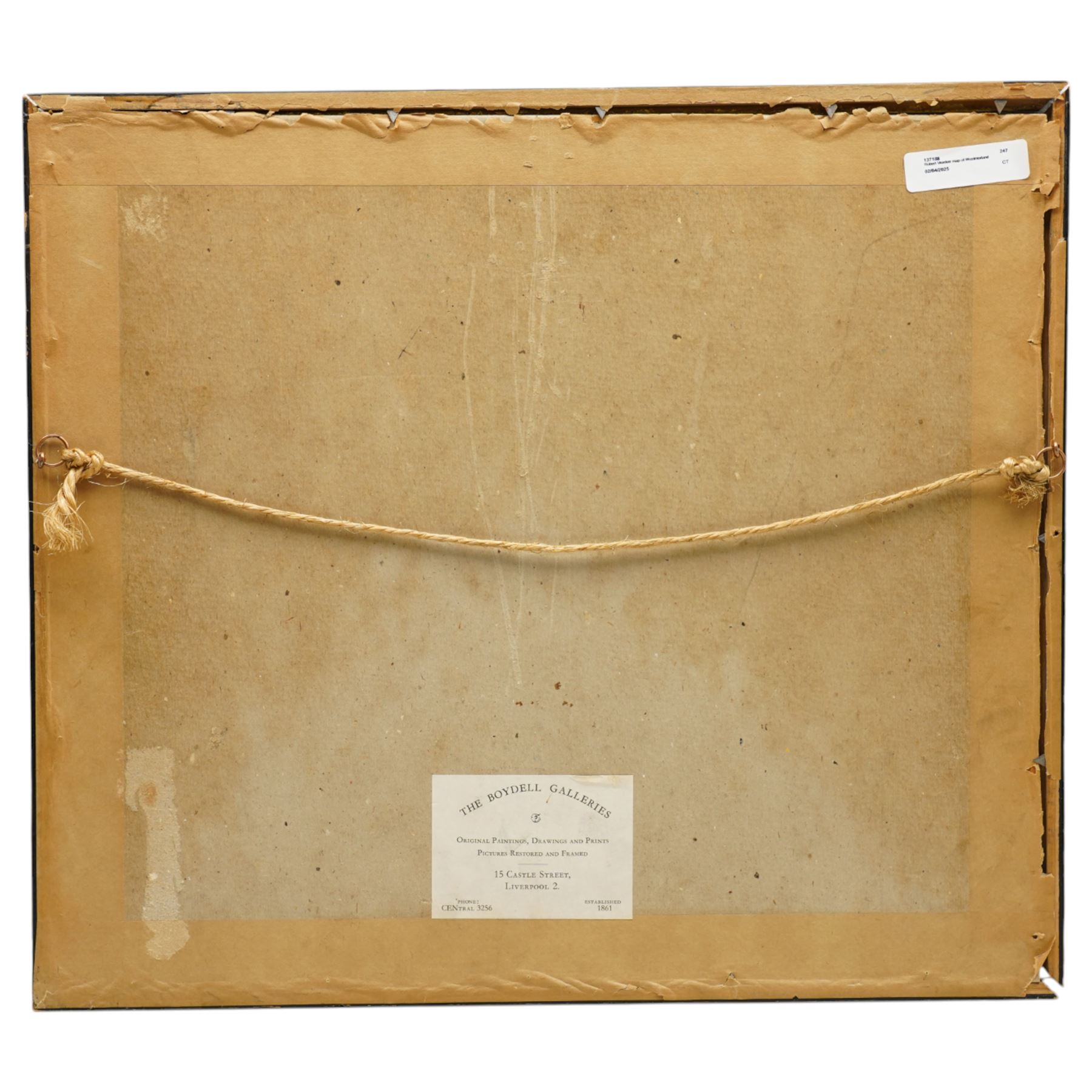 Robert Morden (British c.1650-1703): 'Westmorland', 17th/18th century engraved map with hand-colouring 36cm x 42cm