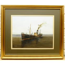Adrian Thompson (British 1960-): 'Cape Portland' - Hull Trawler Ship's Portrait, watercolour and gouache signed 37cm x 47cm