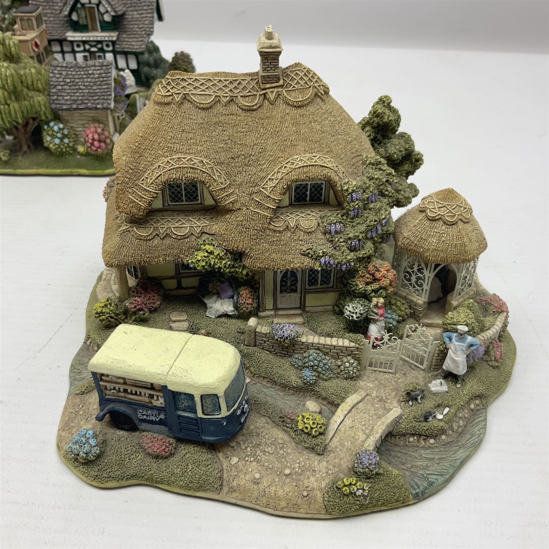 Five Lilliput lanes, comprising Queen of Windermere, Pen Pals, Two Pints Please, Burley Street and Sweets & Treats, all in original boxes  