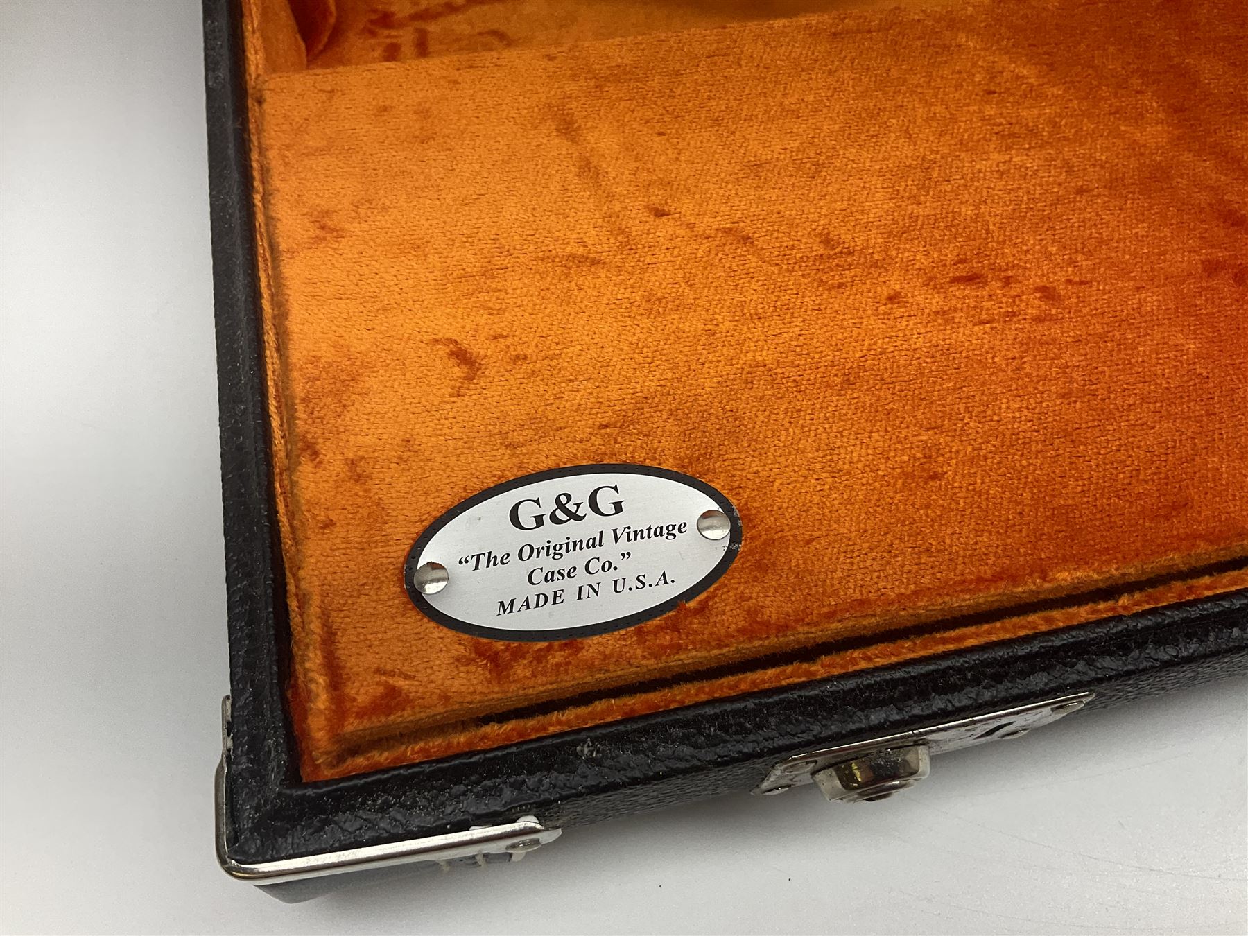 Fender Jaguar electric guitar, American Custom Shop vintage re-issue, probably in seafoam green, with tremolo arm, serial no.V1317106, L101cm; in American G&G Fender fitted hard case with paperwork