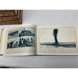 The Illustrated War News - Being a Pictorial Record of the Great War. Parts 1 -96 August 12th 1014 - June 7th 1916 uniformly bound in eight oblong quarto volumes with half-leather/gilt binding. Published by The Illustrated London News (8)