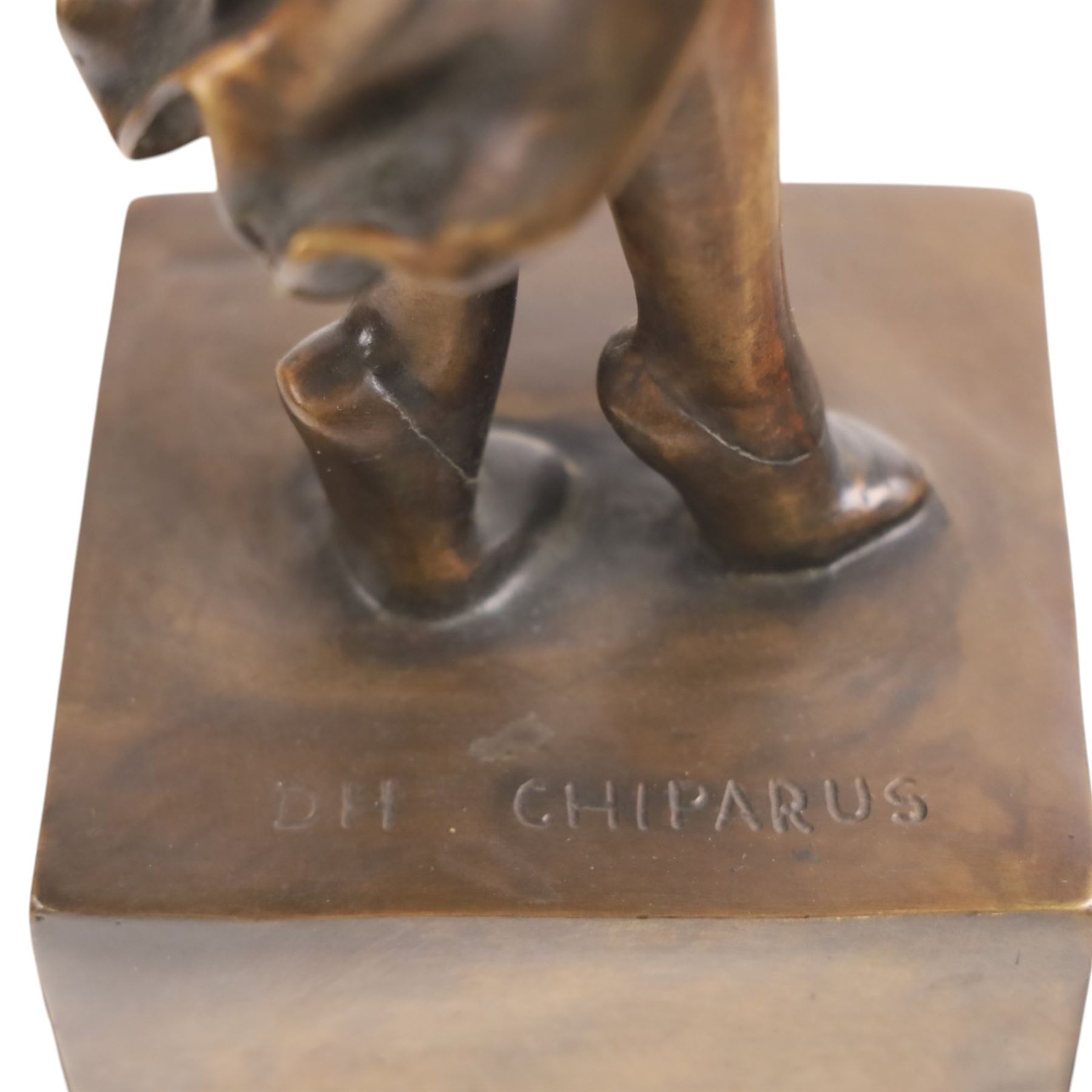 After Chiparus three Art Deco figures modelled dances, H60cm 