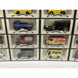 Fifty-nine Lledo Days Gone die-cast models, predominantly advertising/promotional vehicles; all boxed (59)