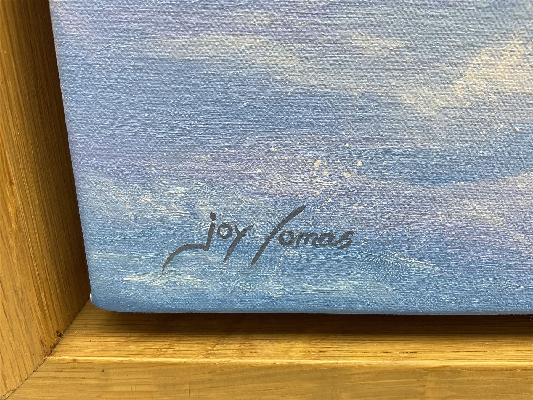 Joy Lomas (British Contemporary): Scarborough Spa, oil on canvas signed 56cm x 91cm