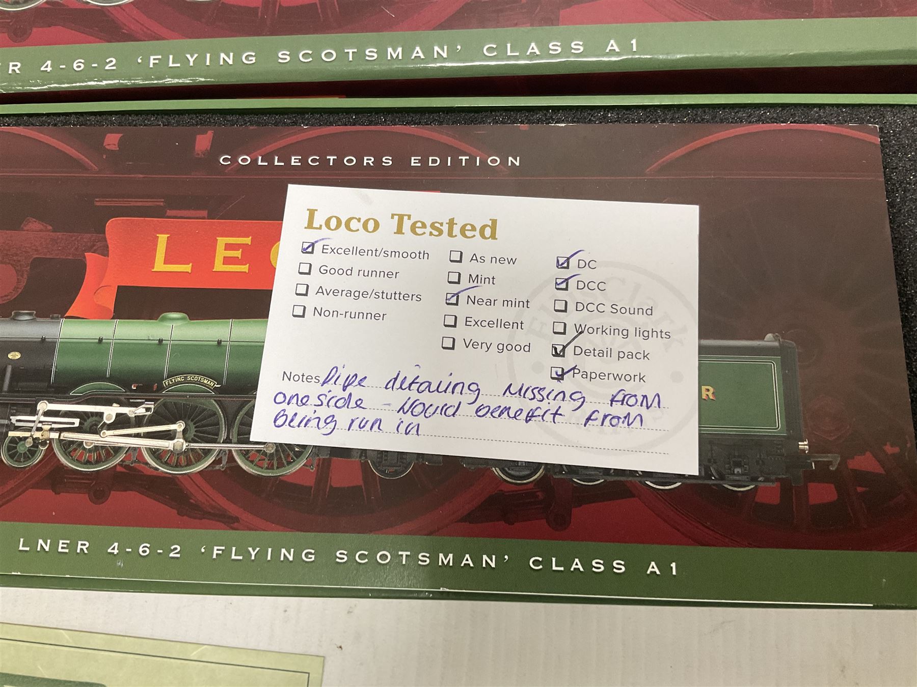 Hornby ‘00’ gauge - Limited Edition Hornby Legends Series no.989/1000 Class A1 LNER 4-6-2 ‘Flying Scotsman’ no.4472 in green; in original box with certificate of authenticity 