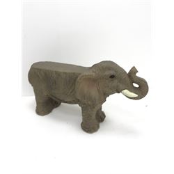 Composite elephant stool 
