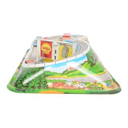 Technofix Rallye no. 328 autobahn set, with four racing cars, boxed