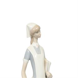 Four Lladro figures, comprising Obstetrician 4763, The Doctor 4602, Nurse 4603 and Dentist matt 4762 