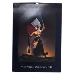 Eight Pirelli calendars, comprising 1998, 1995, 1991, 1994, 1997, 1992 and 1996, and another adjustable undated (8)