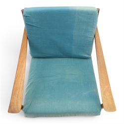 Peter Hvidt and Orla Mølgaard for France and Son - pair of mid-20th century model FD130 teak framed easy armchairs (2)
