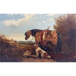 James Charles Morris (British fl.1851-1863): Pony and Spaniels with the Day's Bag, oil on canvas signed 40cm x 61cm 
Provenance: private collection, purchased David Duggleby Ltd 
14th September 2015 Lot 167