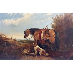James Charles Morris (British fl.1851-1863): Pony and Spaniels with the Day's Bag, oil on canvas signed 40cm x 61cm 
Provenance: private collection, purchased David Duggleby Ltd 
14th September 2015 Lot 167