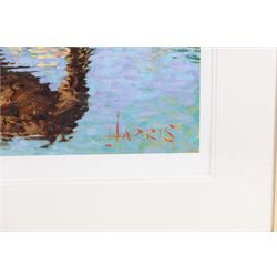 Rolf Harris (Australian 1930-): 'Sunrise - Taj Mahal' 'Rolf on Art - Monet' and 'Rolf on Art - Van Gogh', set of three limited edition giclee prints signed and numbered respectively, largest Sunflowers 66cm x 49cm (3)