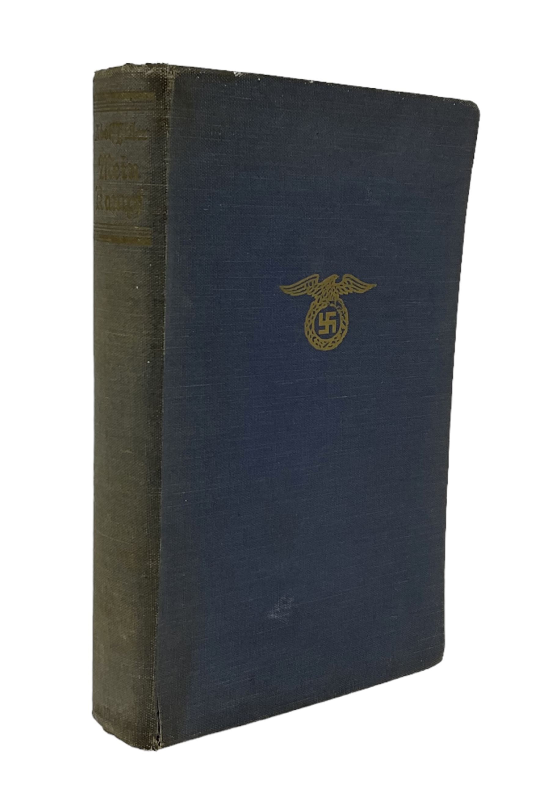 Hitler Adolf: Mein Kampf, Unexpurgated Edition, pub. Hurst and Blackett Ltd, London 1939, two volumes in one.