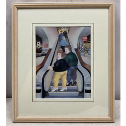 Beryl Cook OBE (British 1926-2008): 'Tennis', limited edition lithograph signed and numbered in pencil, together with two further prints after the same artist 84cm x 66cm (3)