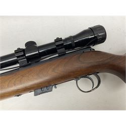 FIREARMS CERTIFICATE REQUIRED - BSA Supersport 5 bolt-action .22 LR rim-fire rifle with five-shot magazine, the 58.5cm (23