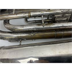Salvation Army Class A Bb tuba for restoration or display H79cm