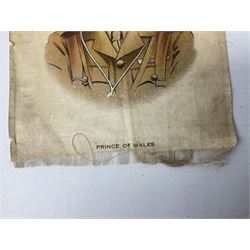 Framed WW2 'Special Order of the Day' poster date 24th May 1940 relating to Narvik in Norway; WW1 Princess Mary Christmas tin with quantity of uniform buttons; cigarette silk of the Prince of Wales in uniform; Royal Navy dinner menus, including HMS Daedalus Taranto forty-third, forty-fourth and forty-fifth anniversary dinners, 1983-1985, the wardroom mess summer ball, etc   