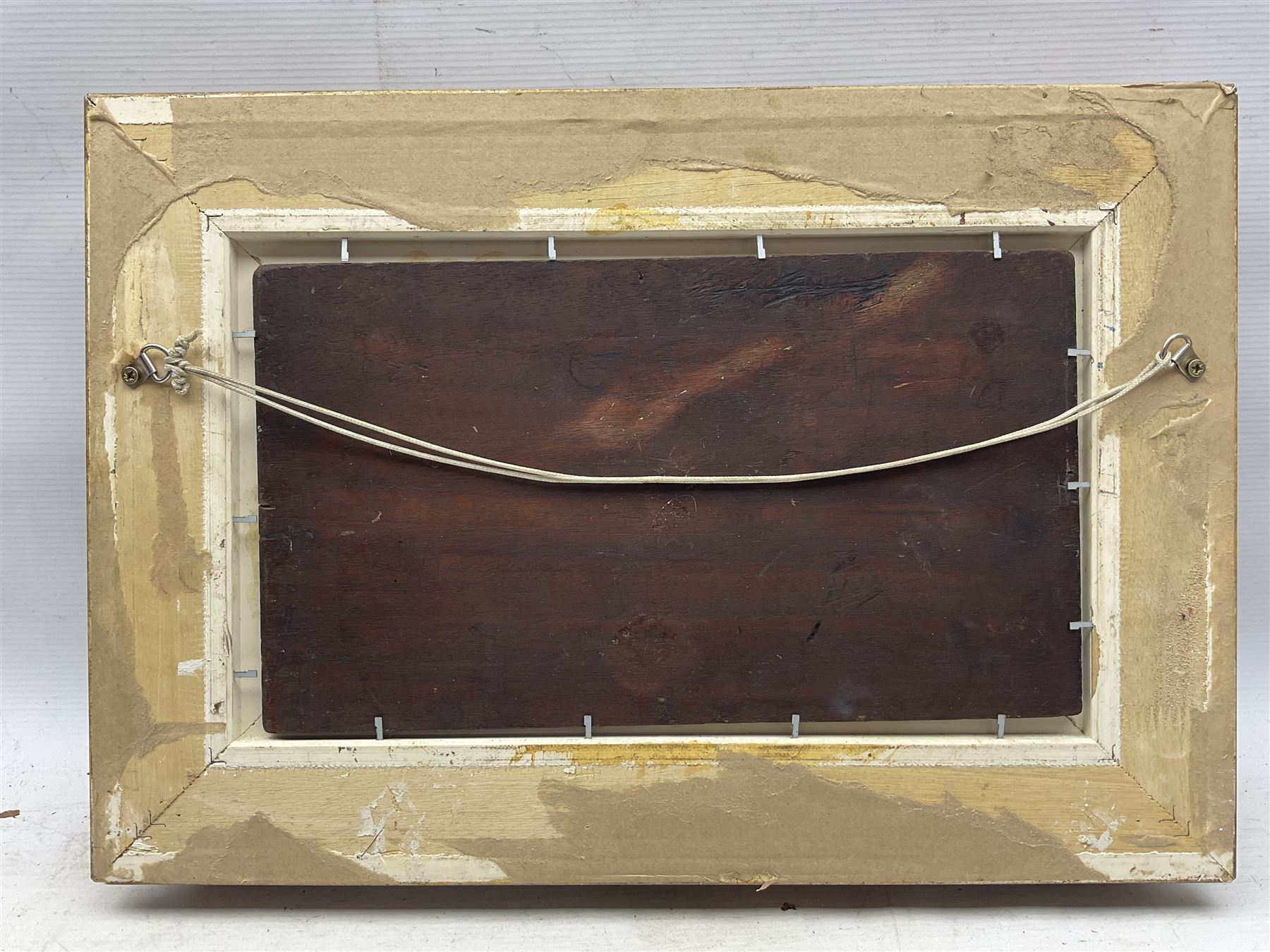 Manner of Adolphe Monticelli (French 1824-1886): Ladies in a Forest, oil on panel unsigned 19.5cm x 35.5cm 