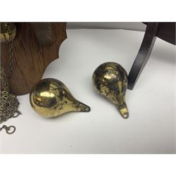 Modern sword set and wall clock