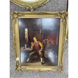 Three highland cattle oils on canvas, Trevor Mitchell landscape oil, landscape watercolour, still life watercolour, etc