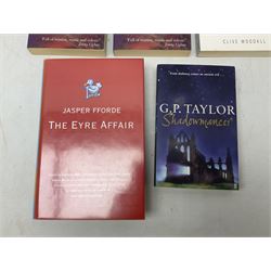 Collection of first edition books, to include John Boyne; The Boy in the Striped Pyjamas, limited edition 910/1000, singed by author, Jasper Fforde; The Eyre Affair, signed by author, Mark Haddon; The Curious Incident of the Dog in the Night-time , D.A.Stern; The Blair Witch Project: A Dossier, etc (16)