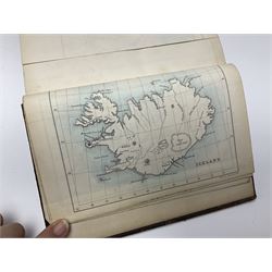 Dufferin Lord: Letters From High Latitudes; Being Some Account of a Voyage ... to Iceland Jan Mayen & Spitzbergen in 1856; folding map at end and three folding charts, one coloured blue, plates and illustrations: 8vo, London, John Murray, 1857; full calf leather binding with marbled edges; Fridtjof Nansen's 