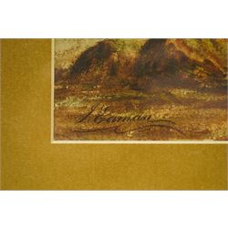 Joseph Eaman (British 1853-1907): Robin Hood's Bay, pair watercolours signed 34cm x 52cm (2)