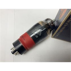 Five Ever Ready thermionic radio valves/vacuum tubes, comprising two EBL31, K40N, C36A, C50N, all in original boxes 