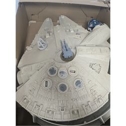 Kenner Millennium Falcon and Darth Vader's Star Destroyer