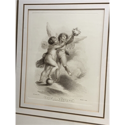 Richard Houston after J B Cipriani: 'Love and Fortune', 20th century engraving pub. Thomas Ross collection 31cm x 24cm