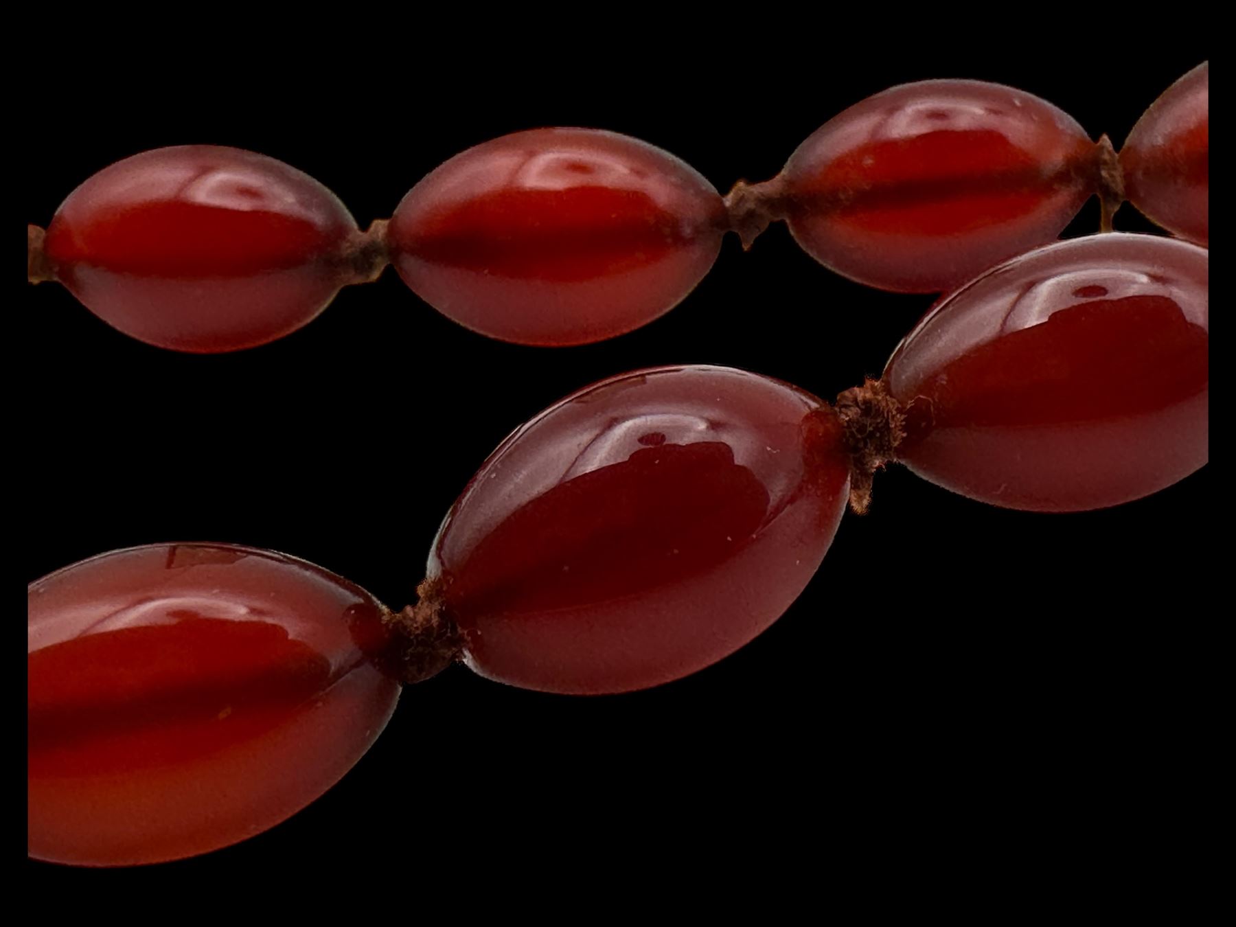 Pair of 9ct gold faux pearl screw back earrings, silver jewellery including brooch, ring and horseshoe charm and a collection of gemstone bead necklaces, two with 9ct gold clasps