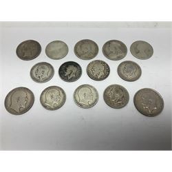 Approximately 165 grams of Great British pre 1920 silver coins, including Queen Victoria 1881, 1889 and 1897 halfcrowns, King Edward VII 1902 halfcrown, King George V 1918 halfcrown etc