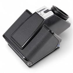 Hasselblad 500C medium format camera, serial no. TC60836, circa 1965, with Carl Zeiss Planar 1:2.8 f=80mm lens with cap, serial no. 4199654, one film back, serial no. TC87300 and a Hasselblad PM5 prism viewfinder serial no. 401EE1335