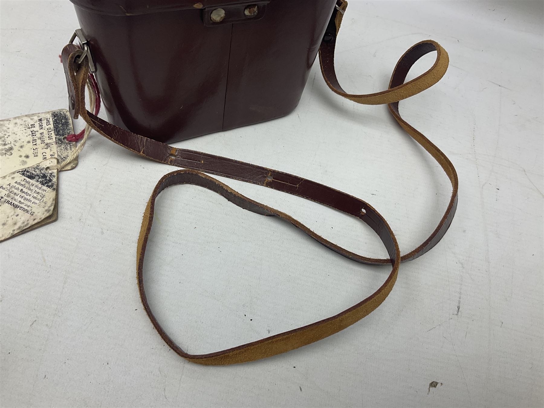 Carl Zeiss Jena 8x30 Deltrintem binoculars in original case, serial no. 5957951