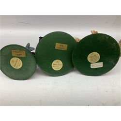 Three Country Artist figure groups, comprising 'Woodland Visitors', 'Bluetit on Tap' and 'Blackbird', together with two other animal figure groups