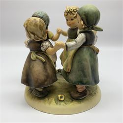Large Hummel figure group by Goebel, Ring Around the Rosie, H19cm