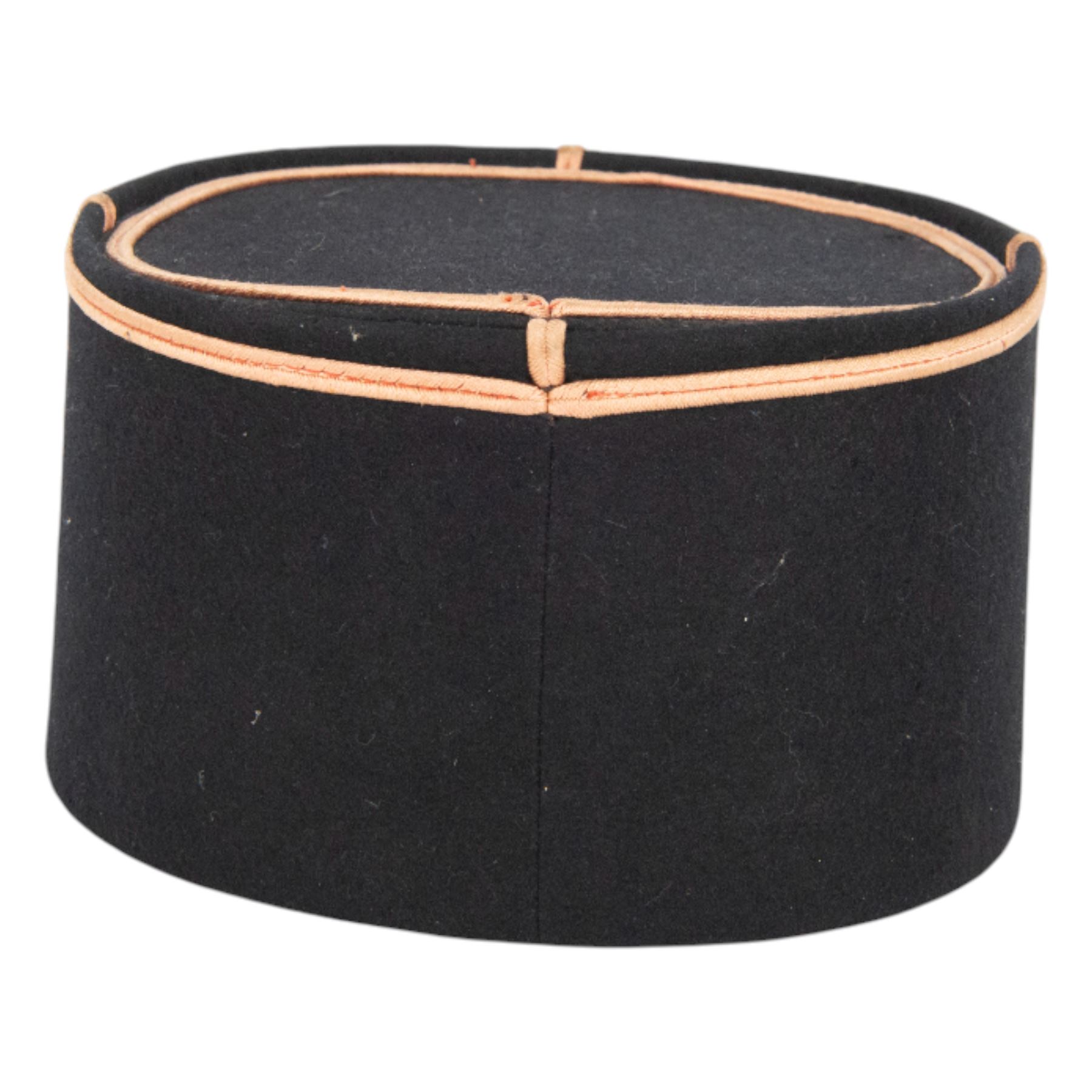 WWII French Colonial Marine Officer's kepi, circa 1939-1945, together with Infanterie de Ligne kepi