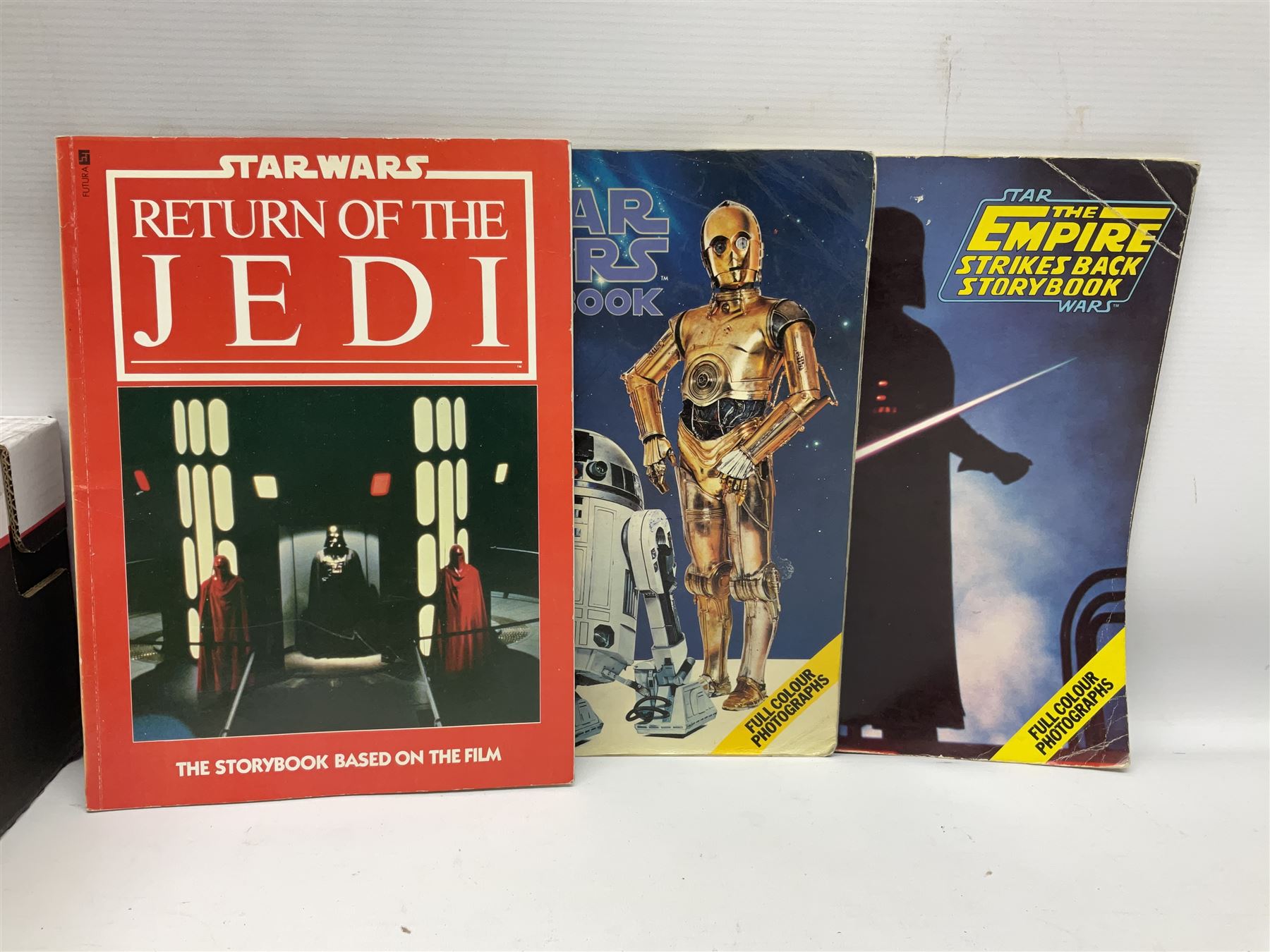 Star wars - Kenner Millenium Falcon spaceship with De Agostini boxed smaller model; X-Wing Fighter; and three story books on the original trilogy of films; together with other TV/Film related spacecraft; Mamod steam roller; assorted unboxed and playworn die-cast models etc