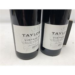 Taylor's, 2011 vintage port, 75cl, 20.5% vol, two bottles  