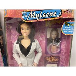 Set of five Character Options Hear'say Singing Dolls; all boxed (5)